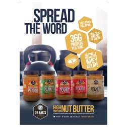 Dr Zaks POS Egg whites Poster A2 & Nut Butter Posters A2