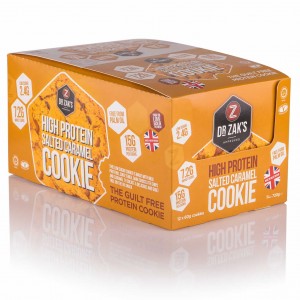 Dr Zak's High Protein Salted Caramel Cookies (Case of 12) 